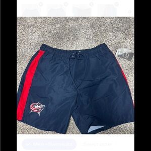 Navy and Red Swim Shorts